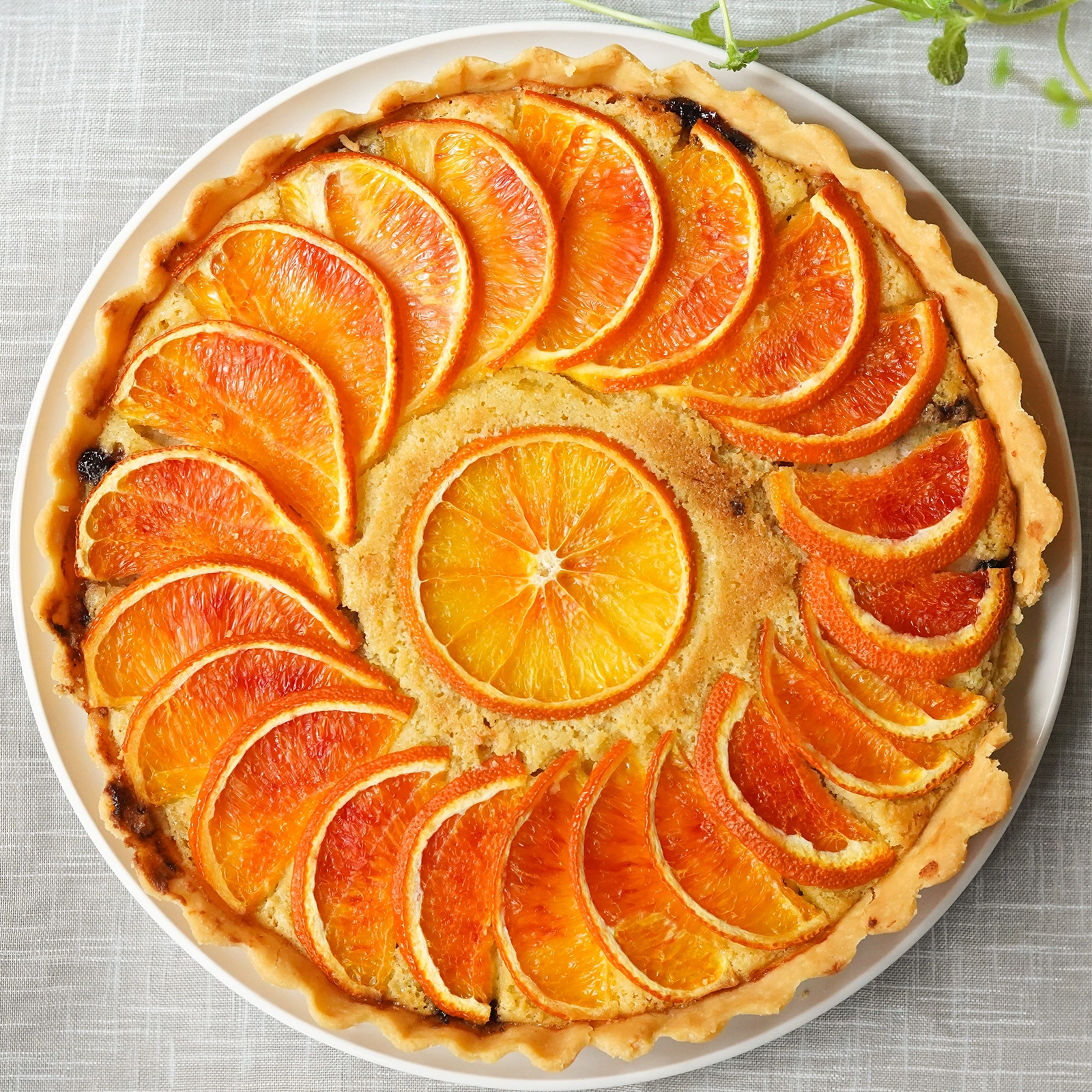 orange fruit dessert