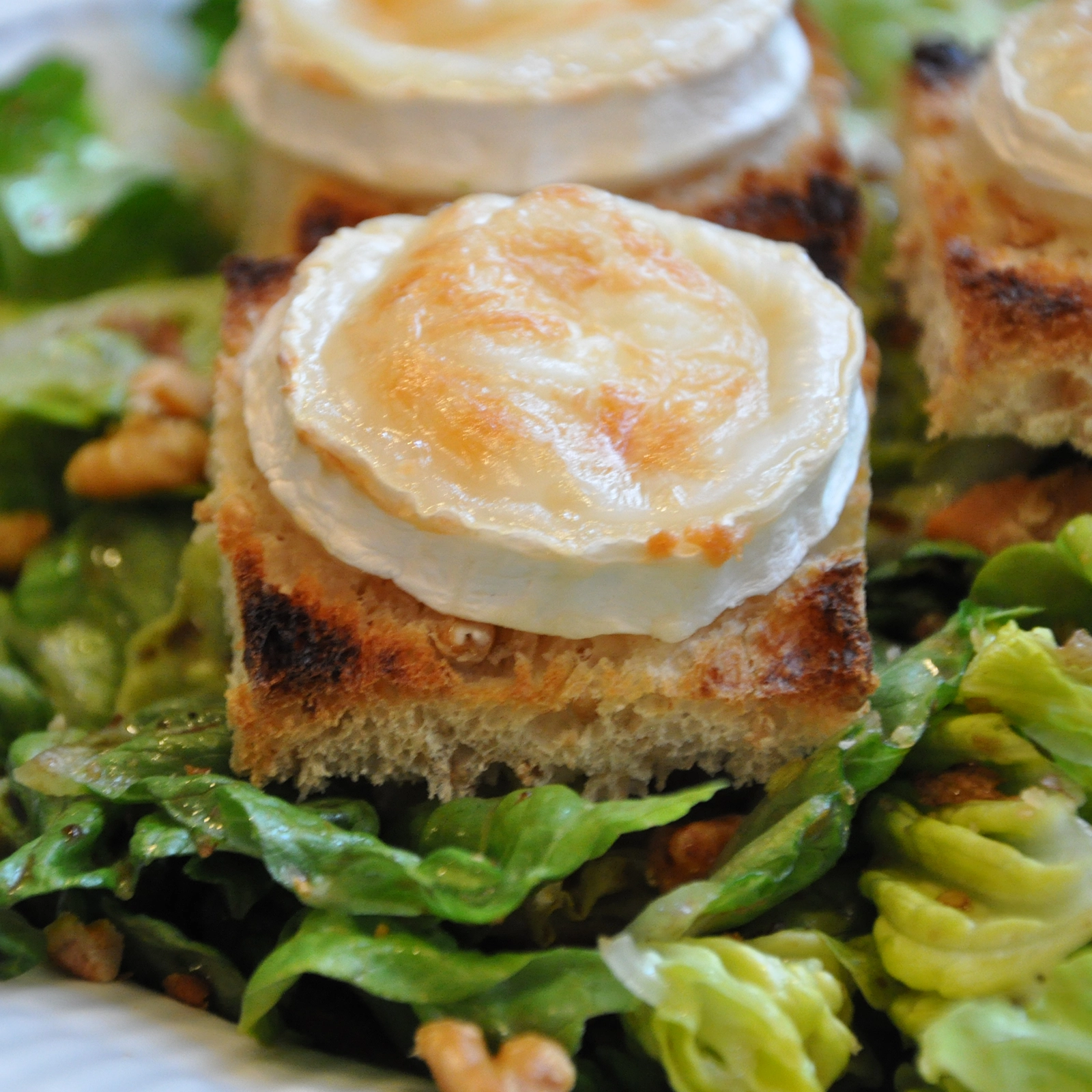 salade chevre chaud