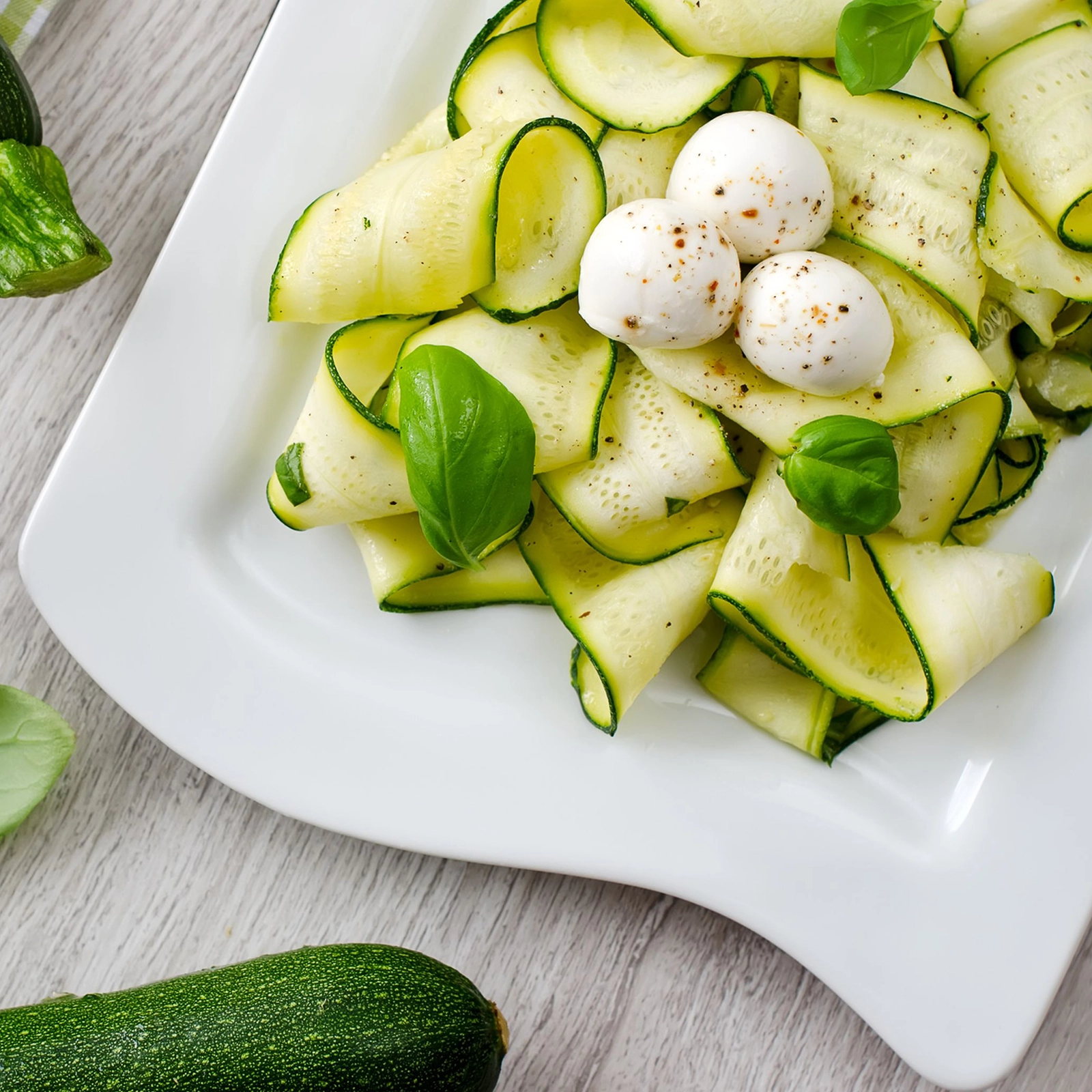 salade de courgettes crues